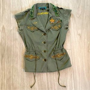 Spy Exchange Embellished Utility Jacket
